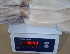 MỰC ỐNG LÀM SẠCH LỘT DA CÒN ĐẦU TÚI 1KG N9,5