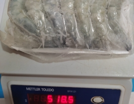 Thịt tôm thẻ loại 1
