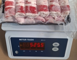 BA CHỈ BÒ CUỘN VỈ ĐEN 500G ĐỦ KG