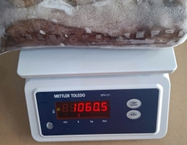 MỰC LÁ CUỘN 2A SIZE 800G-1KG