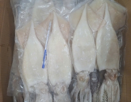 MỰC ỐNG LÀM SẠCH LỘT DA CÒN ĐẦU TÚI 1KG N9,5